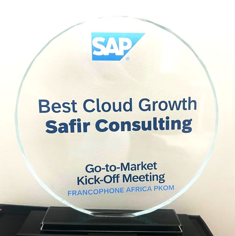 SAP Gold Partner trophy